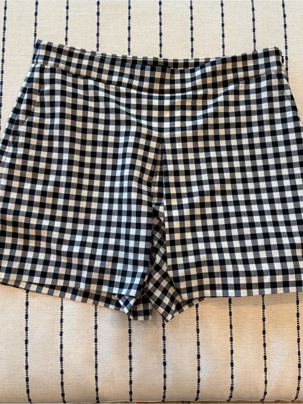 Madewell Black & White Gingham Shorts